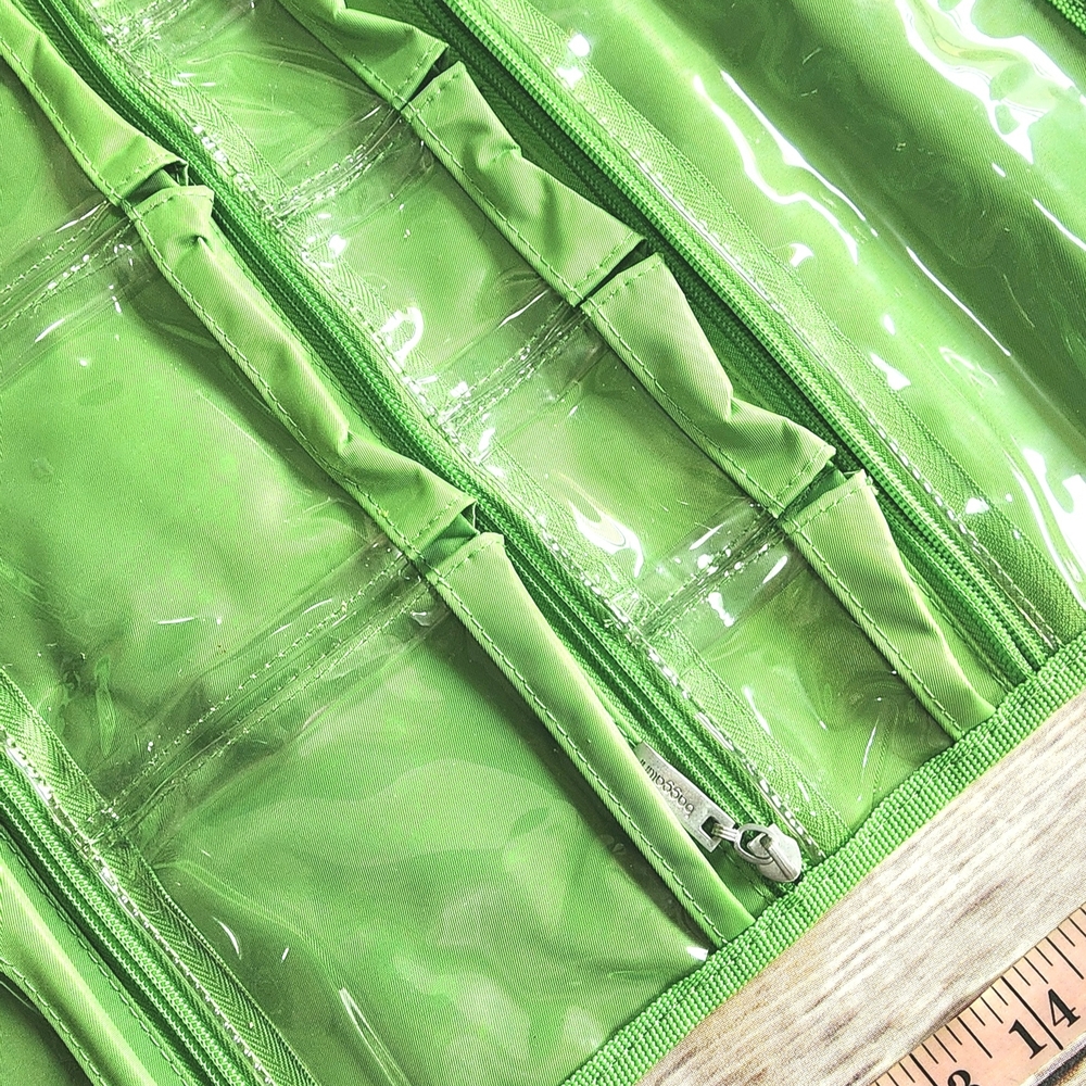 Baggallini Lime Green Hanging Toiletry Bag with Carry Case - Picture 3 of 14